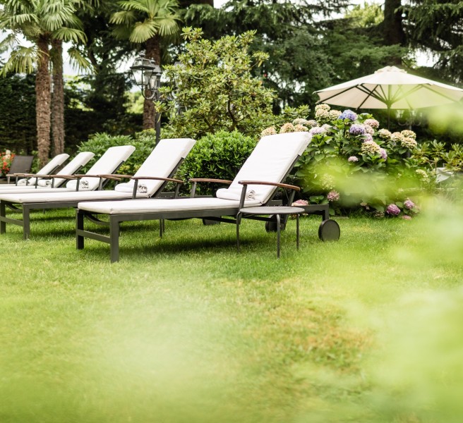 Garten im Meranerhof Wunderschöner Garten im Zentrum von Meran, Meranerhof