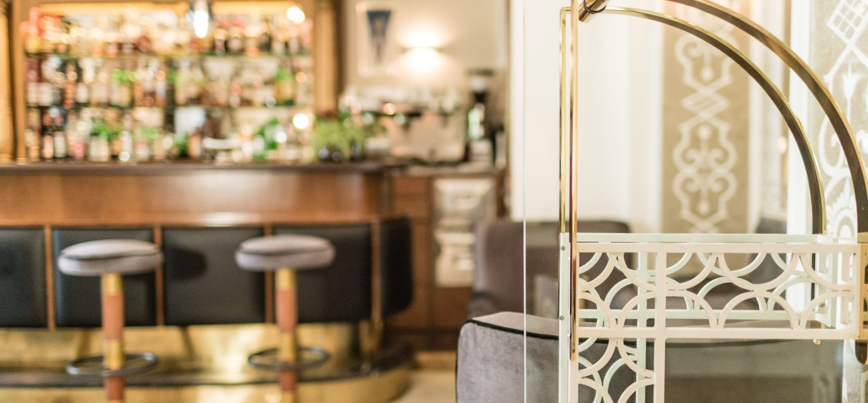 Hausbar Meranerhof Stilvolle und wunderschöne Hausbar im Hotel Meranerhof