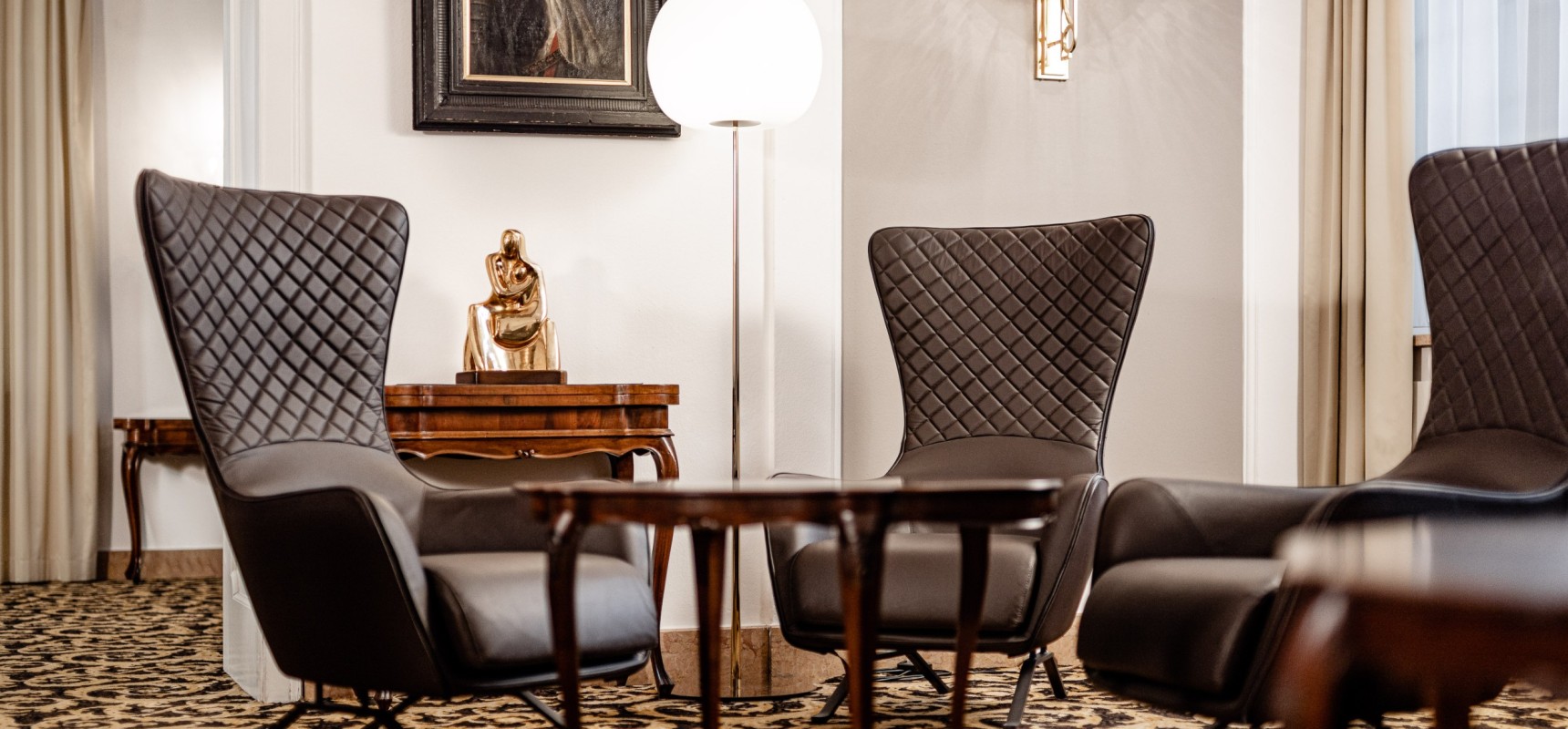 Classic Hotel Meranerhof Salonbild Edler Salon im Jugendstil im Meranerhof