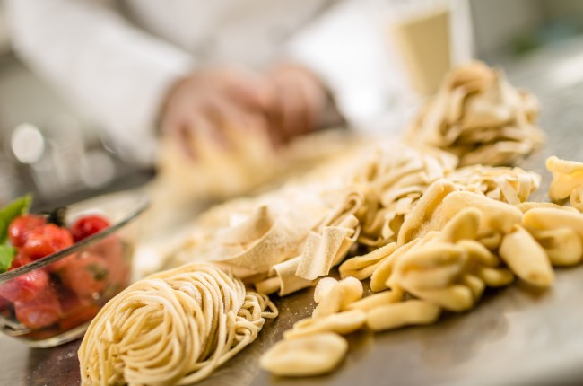 Hausgemachte Pastagerichte im Hotel Meranerhof