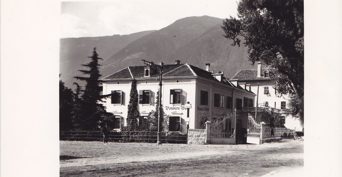 Die Pension Wolff im Jahre 1900