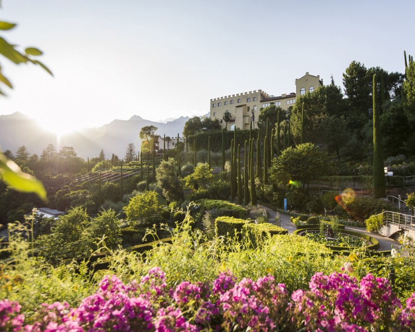Trauttmansdorff, botanischer Garten Meran, Sissi Schloss Südtirol